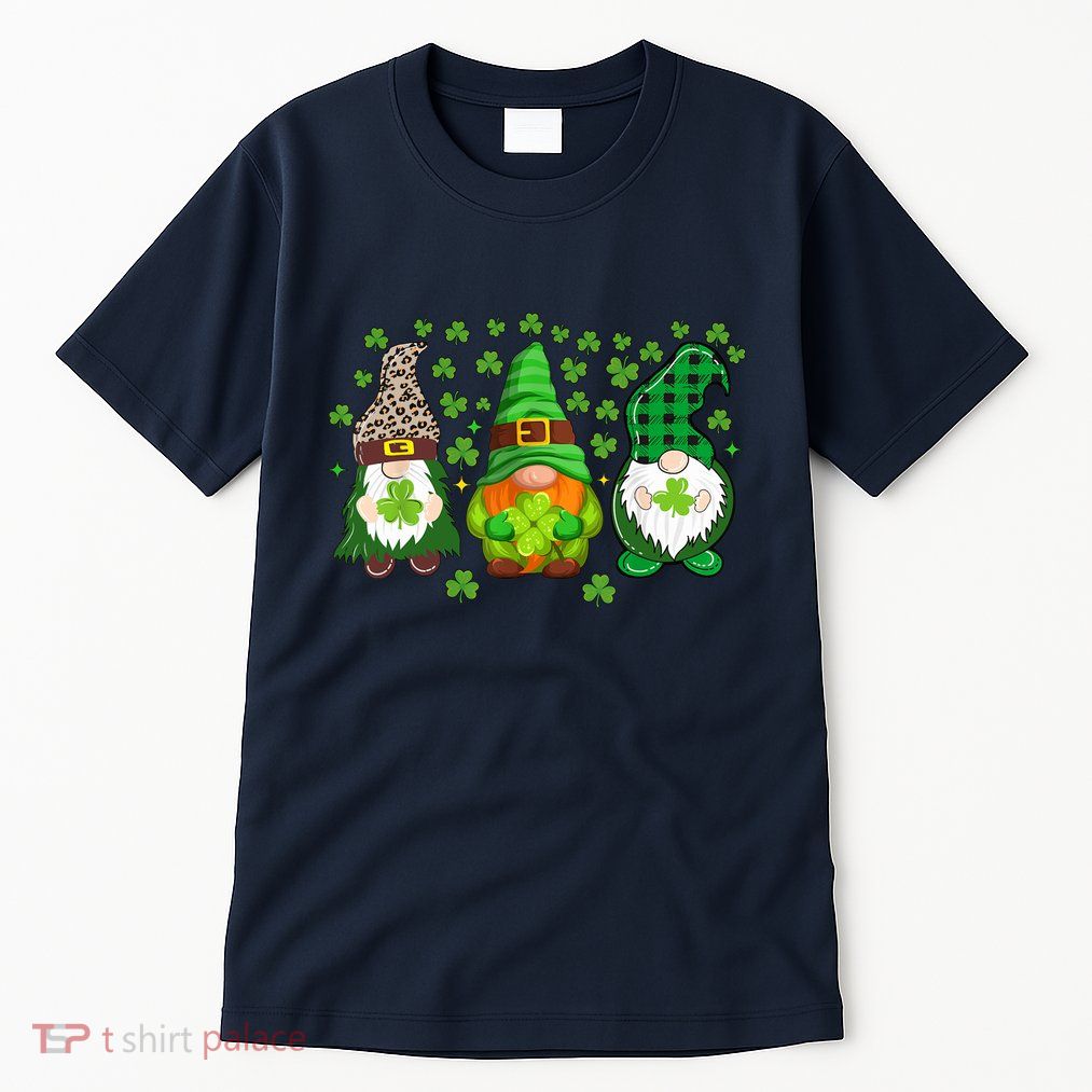 Irish Shamrock Happy St Patrick's Day Gnome Shamrock Tall T-Shirt