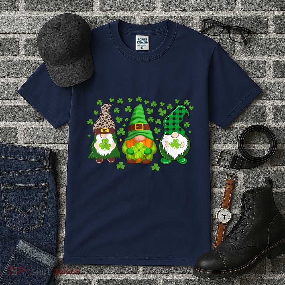 Irish Shamrock Happy St Patrick's Day Gnome Shamrock Tall T-Shirt