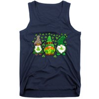 Irish Shamrock Happy St Patrick's Day Gnome Shamrock Tank Top