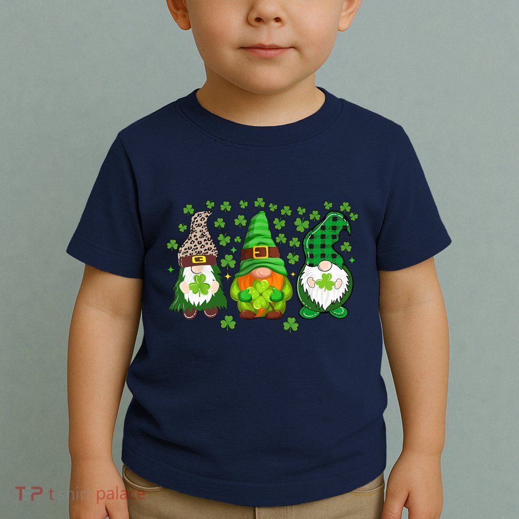 Irish Shamrock Happy St Patrick's Day Gnome Shamrock Toddler T-Shirt