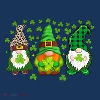Irish Shamrock Happy St Patrick's Day Gnome Shamrock Kids T-Shirt