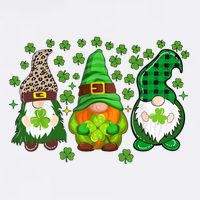 Irish Shamrock Happy St Patrick's Day Gnome Shamrock Garment-Dyed Sweatshirt
