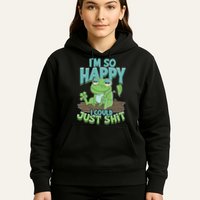 I'm So Happy I Could Just Shit Funny Frog Hoodie