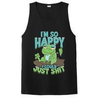 I'm So Happy I Could Just Shit Funny Frog PosiCharge Competitor Tank