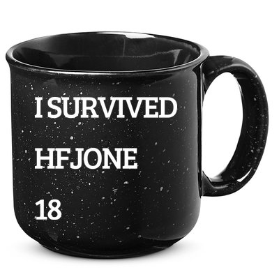 I Survive Hfjone 18 15oz Campfire Ceramic Mug