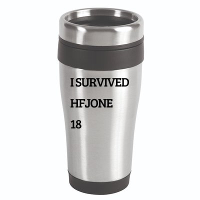 I Survive Hfjone 18 16oz Travel Tumbler