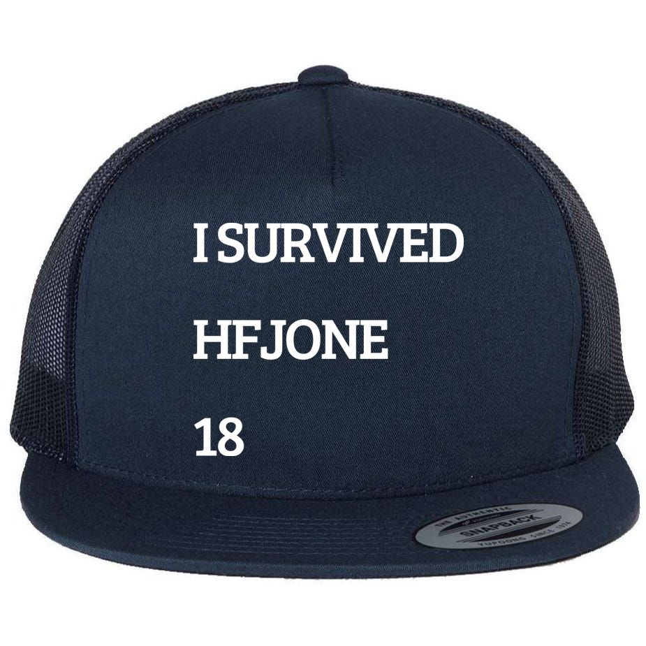 I Survive Hfjone 18 Flat Bill Trucker Hat