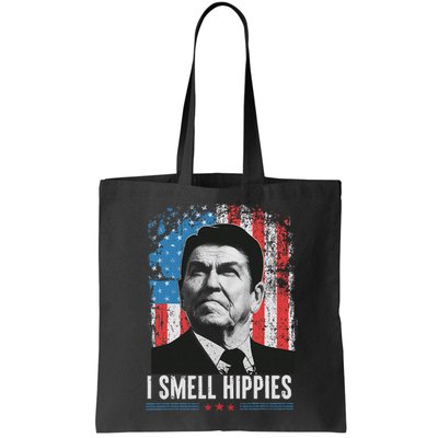 I Smell Hippies Retro American Flag Patriotic 4th Of July Bag