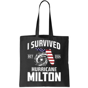 I Survived Hurricane Milton 2024 Hurricane Milton Survivor Tote Bag