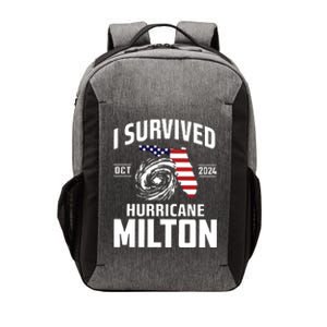 I Survived Hurricane Milton 2024 Hurricane Milton Survivor Vector Backpack