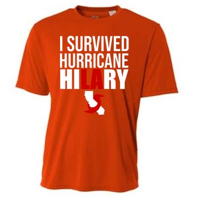 I Survived Hurricane Hilary California LA Cooling Performance Crew T-Shirt