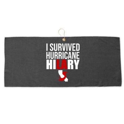 I Survived Hurricane Hilary California LA Large Microfiber Waffle Golf Towel