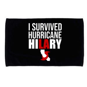 I Survived Hurricane Hilary California LA Microfiber Hand Towel