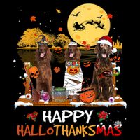 Irish Setter Happy Hallothanksmas Halloween Thanksgiving Mesh Reversible Basketball Jersey Tank