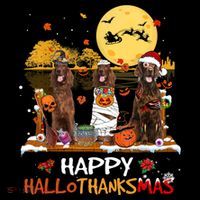 Irish Setter Happy Hallothanksmas Halloween Thanksgiving Baby Bodysuit