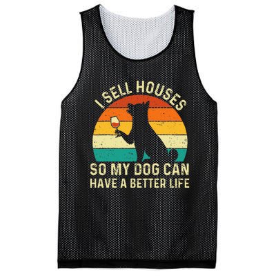 I Sell Houses So My Dog Can Have A Better Life Real Estate Mesh Reversible Basketball Jersey Tank