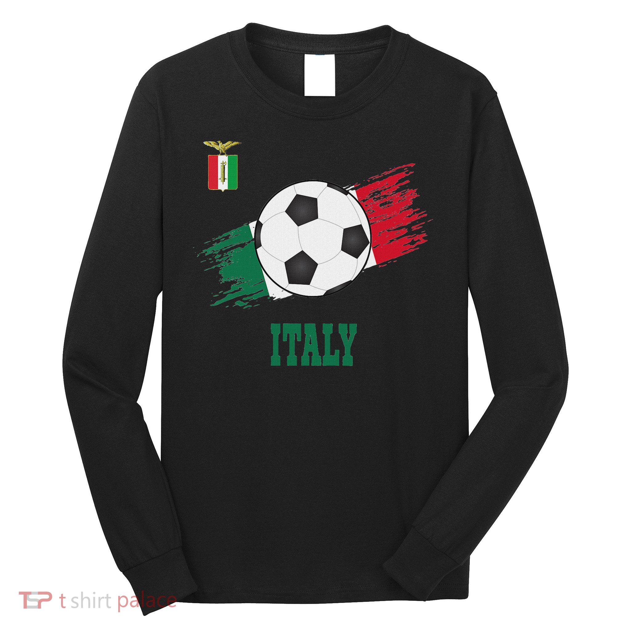 Italy Soccer Italian Football Italia Futbol Long Sleeve Shirt