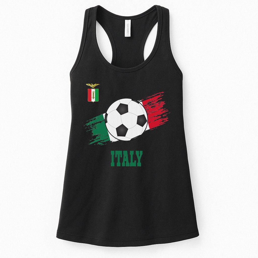 Italy Soccer Italian Football Italia Futbol Womens Tank Top
