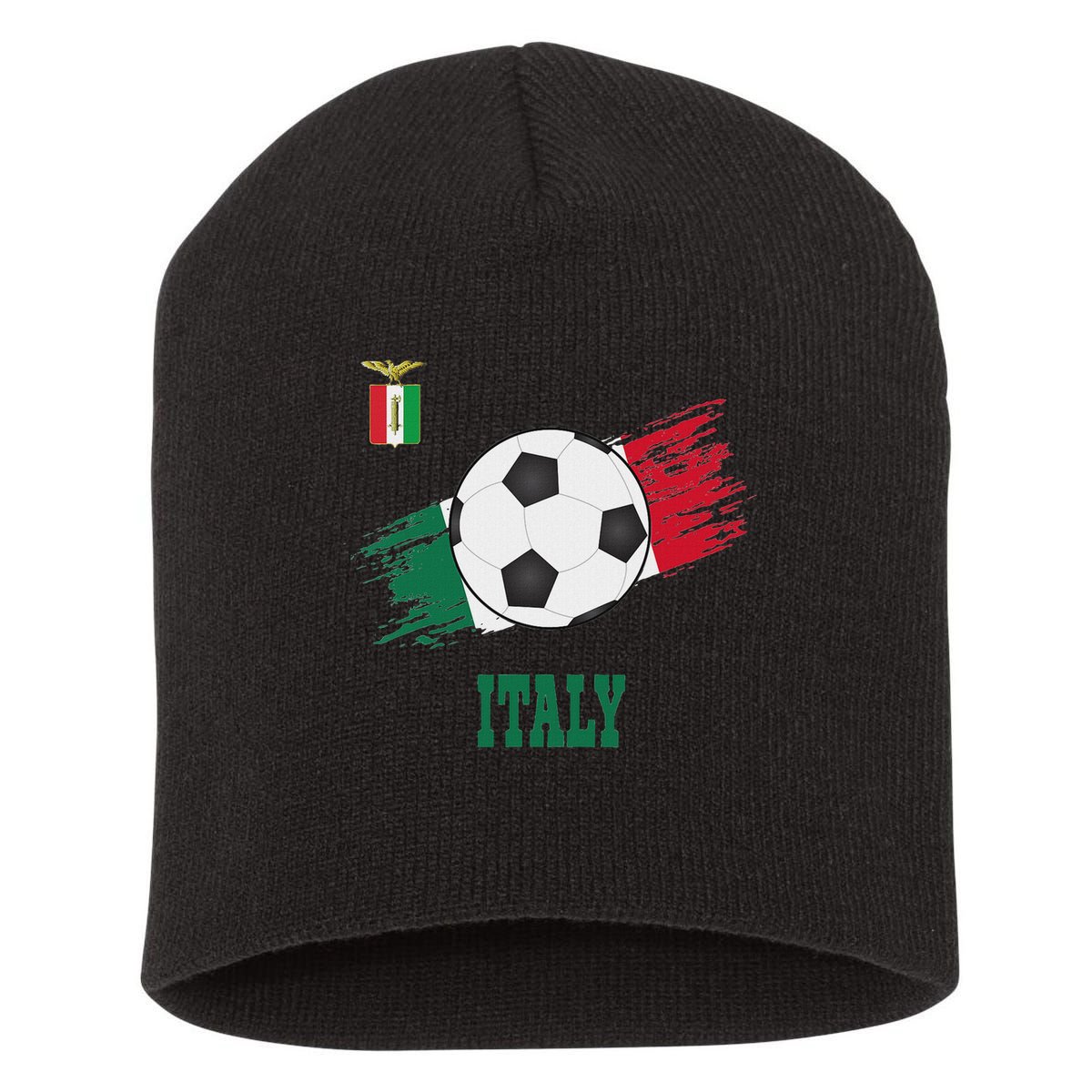 Italy Soccer Italian Football Italia Futbol Short Acrylic Beanie