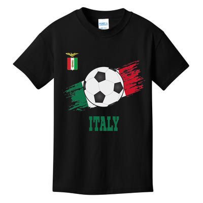 Italy Soccer Italian Football Italia Futbol Kids T-Shirt