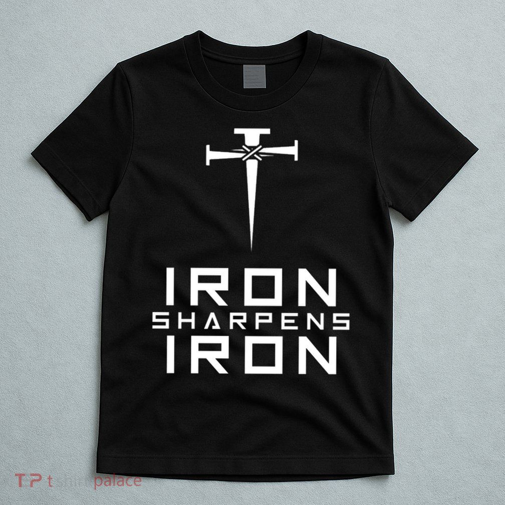 Iron Sharpens Iron Christian Faith Premium T-Shirt
