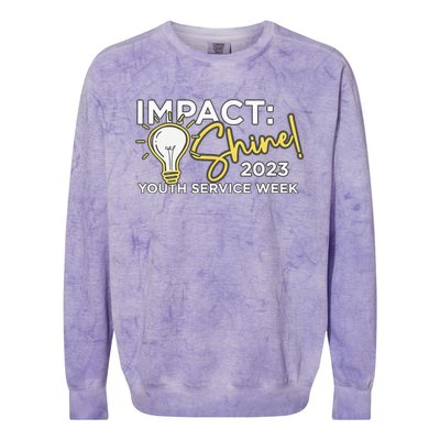 Impact Shine Colorblast Crewneck Sweatshirt