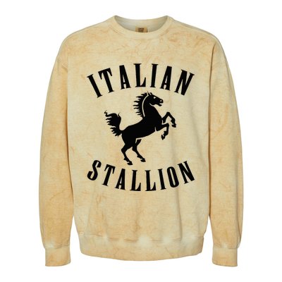 Italian Stallion Colorblast Crewneck Sweatshirt