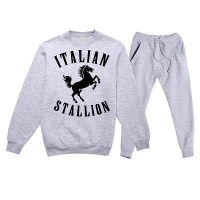 Italian Stallion Premium Crewneck Sweatsuit Set