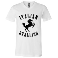 Italian Stallion V-Neck T-Shirt