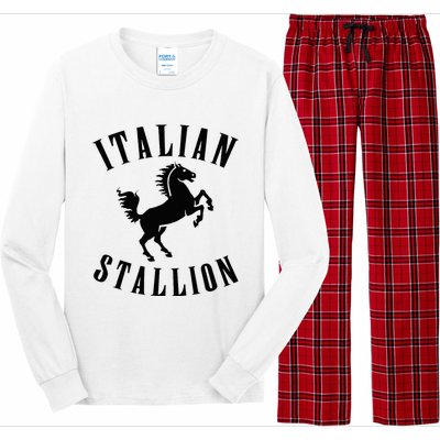 Italian Stallion Long Sleeve Pajama Set