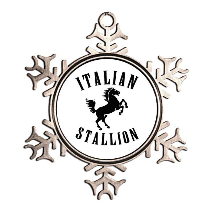 Italian Stallion Metallic Star Ornament