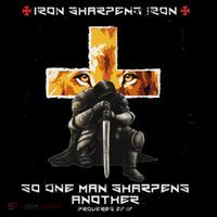Iron Sharpens Iron Christian Scripture Crosses Lion Graphic Tank Top