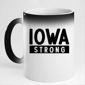 Iowa Strong 11oz Black Color Changing Mug