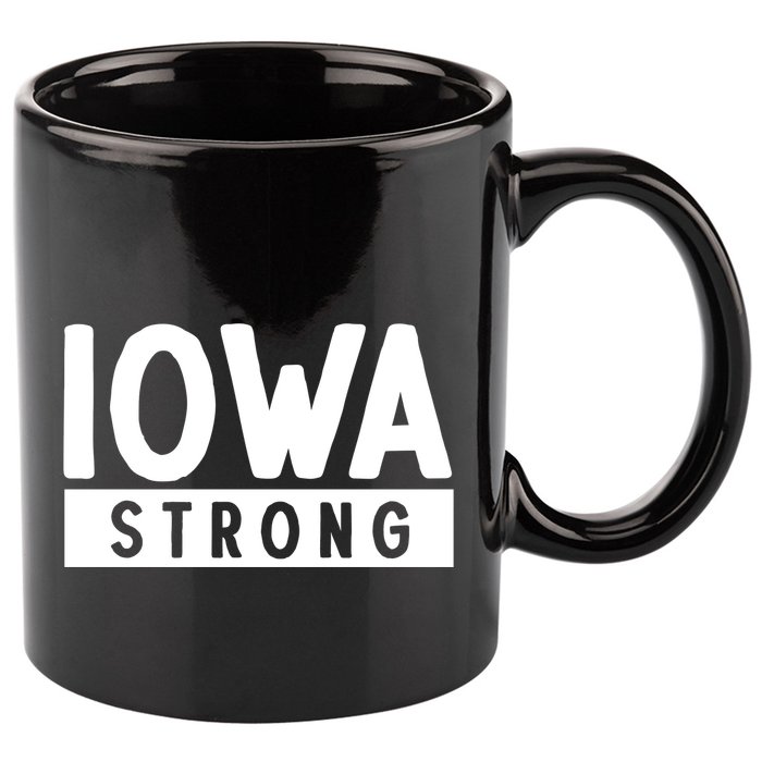 Iowa Strong 11oz C Handle Ceramic Mug