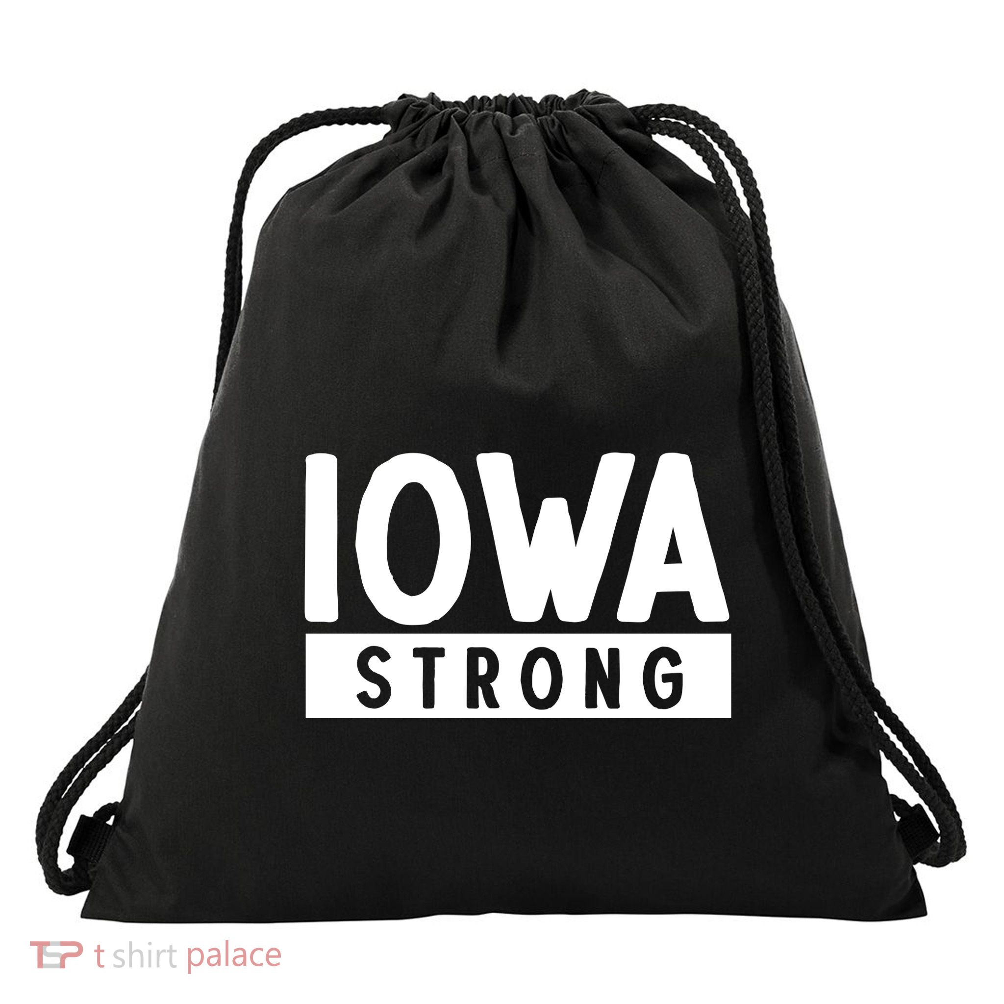 Iowa Strong Drawstring Bag