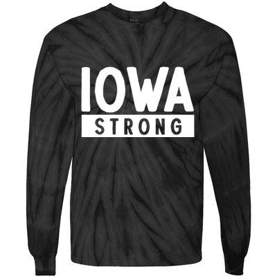 Iowa Strong Tie-Dye Long Sleeve Shirt