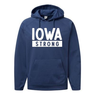 Iowa Strong Performance Fleece Hoodie