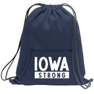 Iowa Strong Sweatshirt Cinch Pack Bag