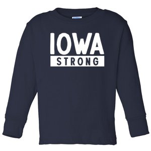 Iowa Strong Toddler Long Sleeve Shirt