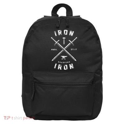 Iron Sharpens Iron 16 in Basic Backpack
