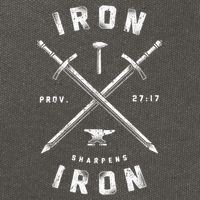 Iron Sharpens Iron Cotton Canvas Backpack