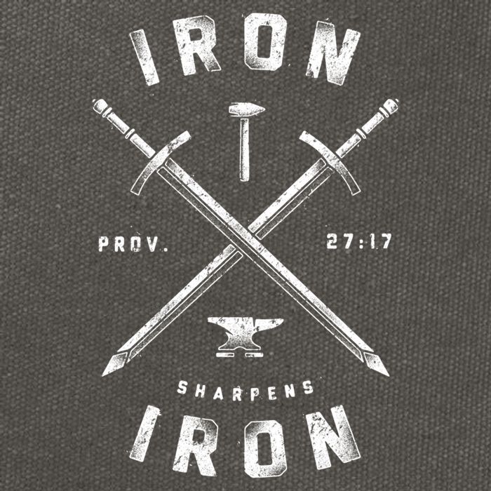 Iron Sharpens Iron Cotton Canvas Backpack