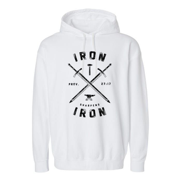 Iron Sharpens Iron Garment-Dyed Fleece Hoodie