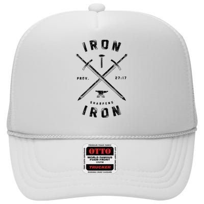 Iron Sharpens Iron High Crown Mesh Back Trucker Hat