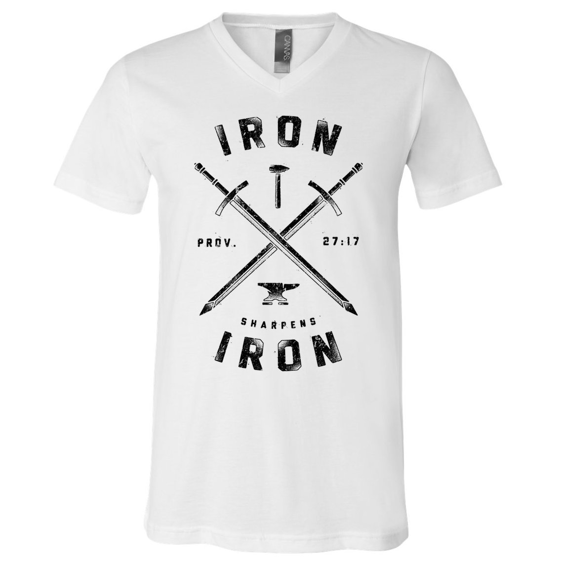 Iron Sharpens Iron V-Neck T-Shirt