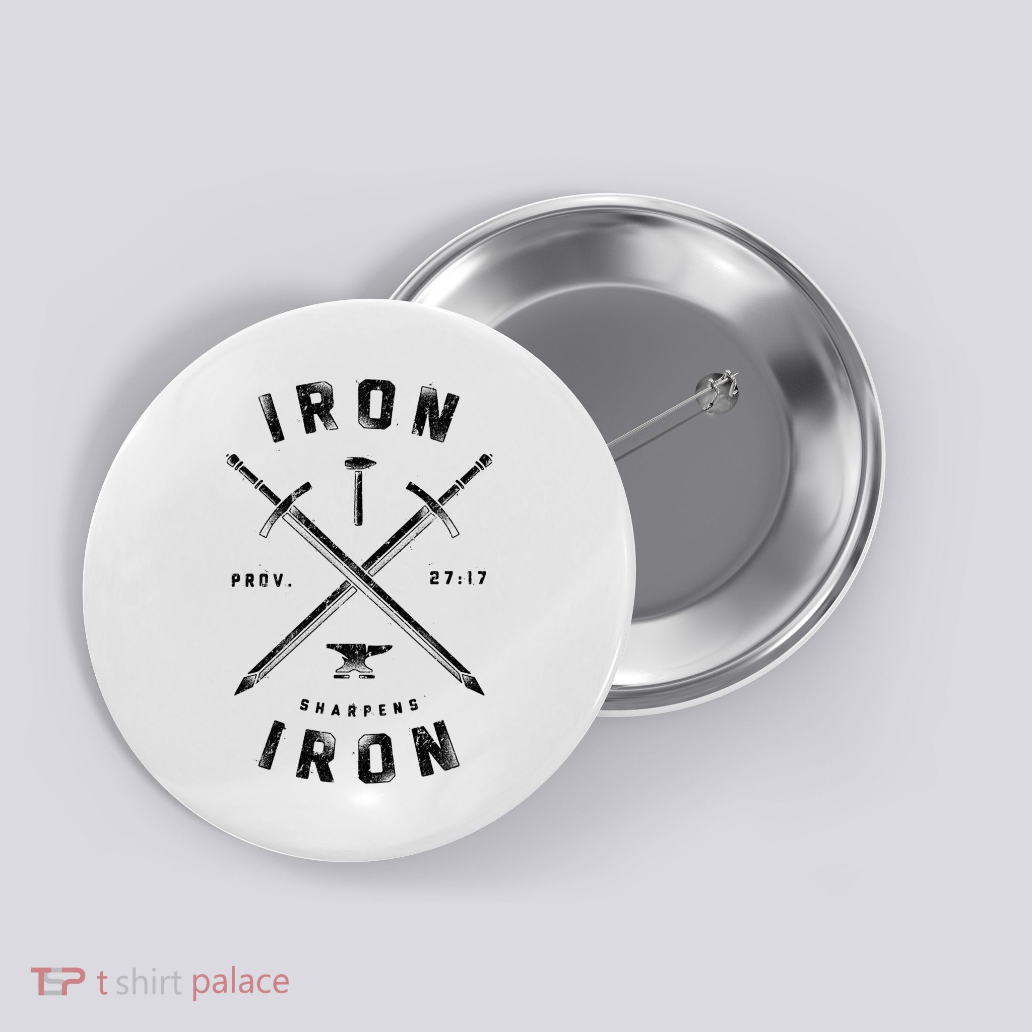 Iron Sharpens Iron Button