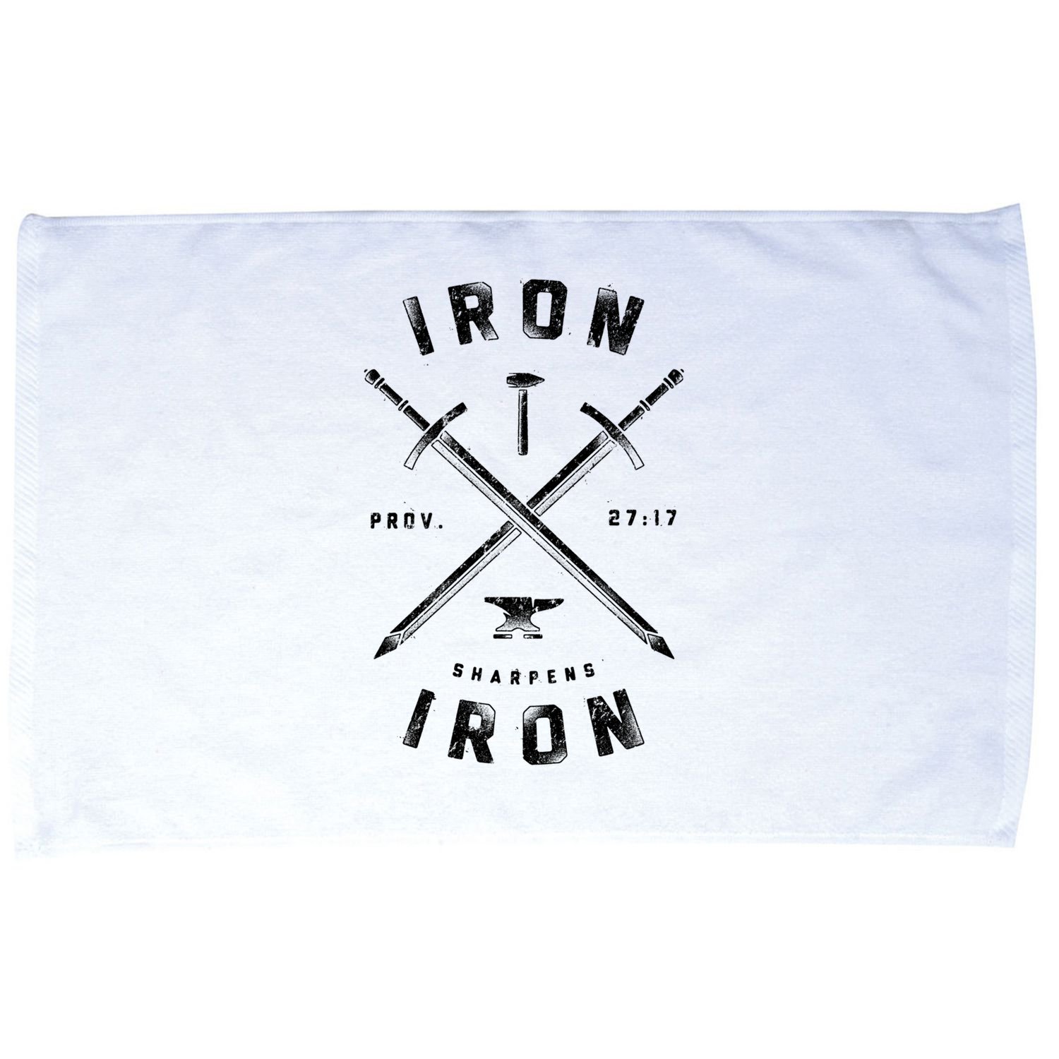 Iron Sharpens Iron Microfiber Hand Towel