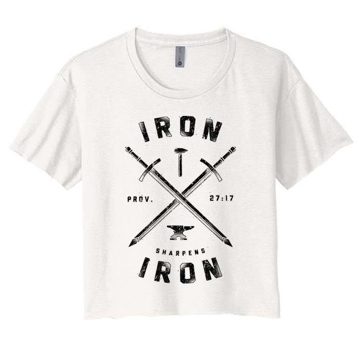 Iron Sharpens Iron Crop Top