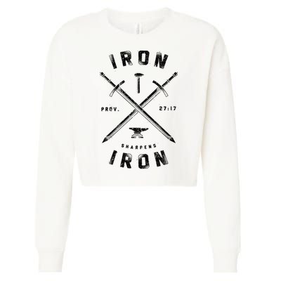 Iron Sharpens Iron Cropped Pullover Crew
