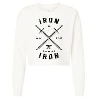 Iron Sharpens Iron Cropped Pullover Crew